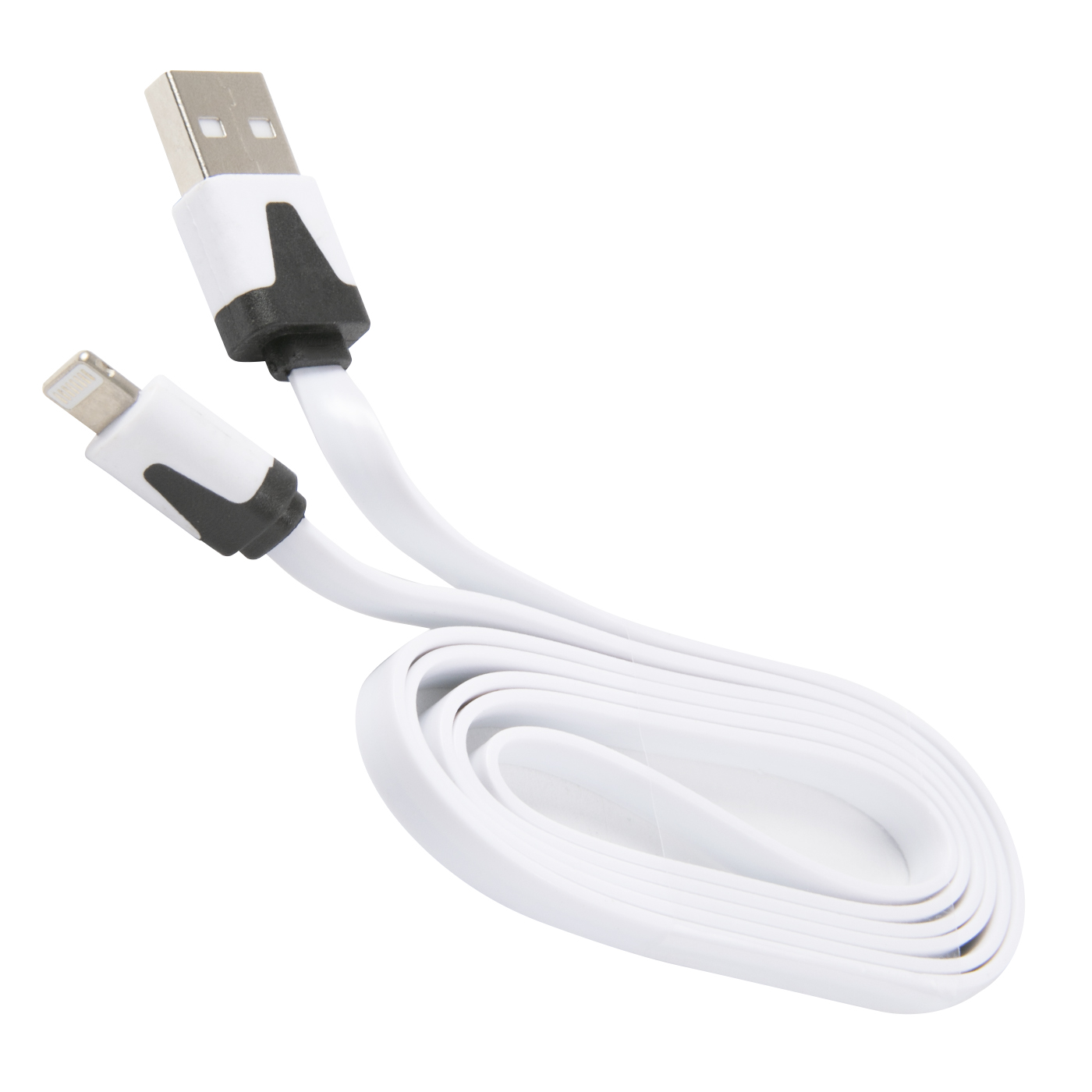 Дата-кабель Плоский Red Line USB - 8 - pin для Apple (lite)