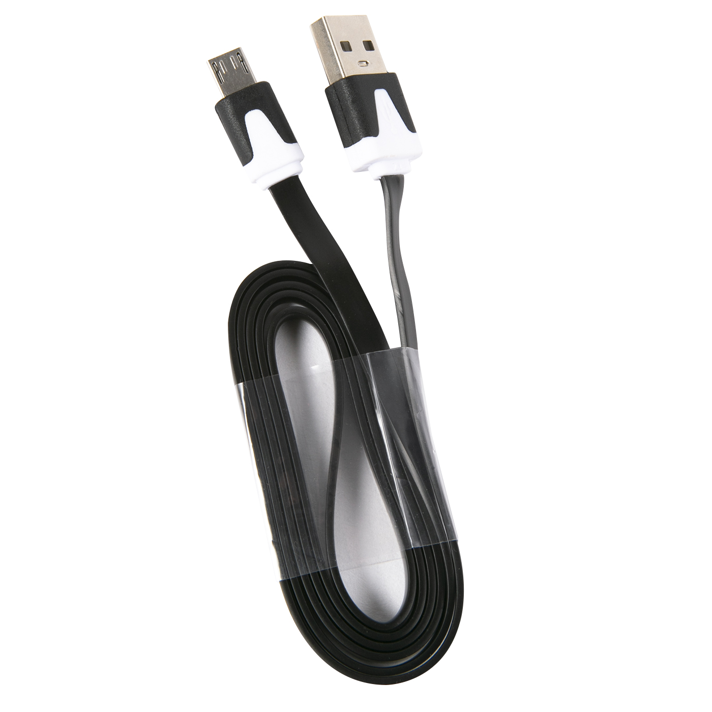 Дата-кабель Плоский Red Line USB - micro USB (lite)