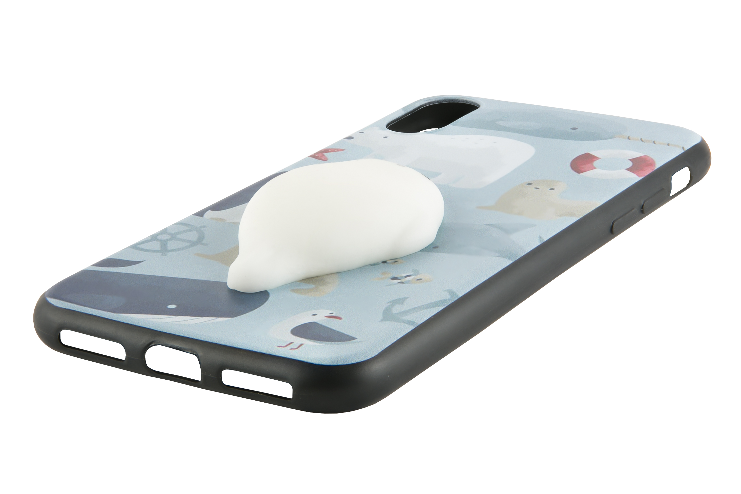 Накладка силикон iBox Crystal Jelly Case для Apple iPhone X, дизайн №10