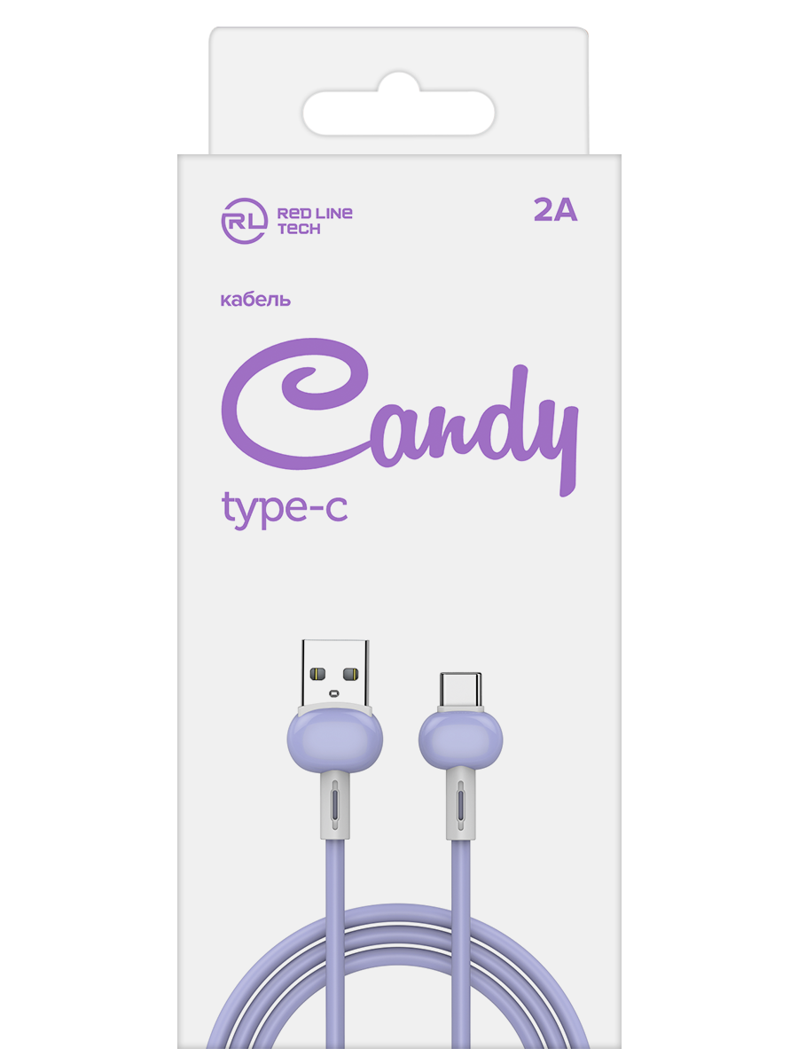 Дата-Кабель Red Line Candy USB – Type-C
