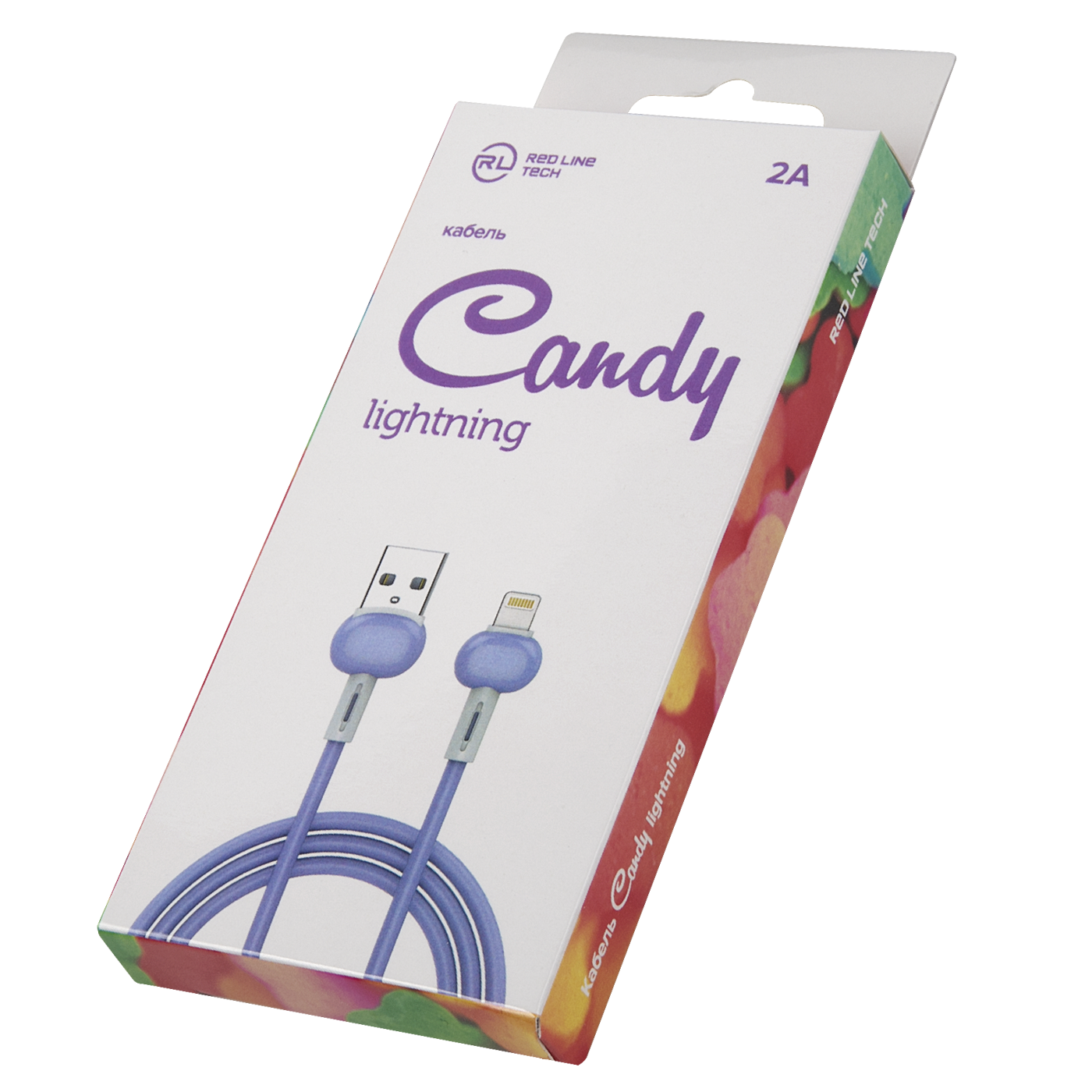 Дата-Кабель Red Line Candy USB - Lightning