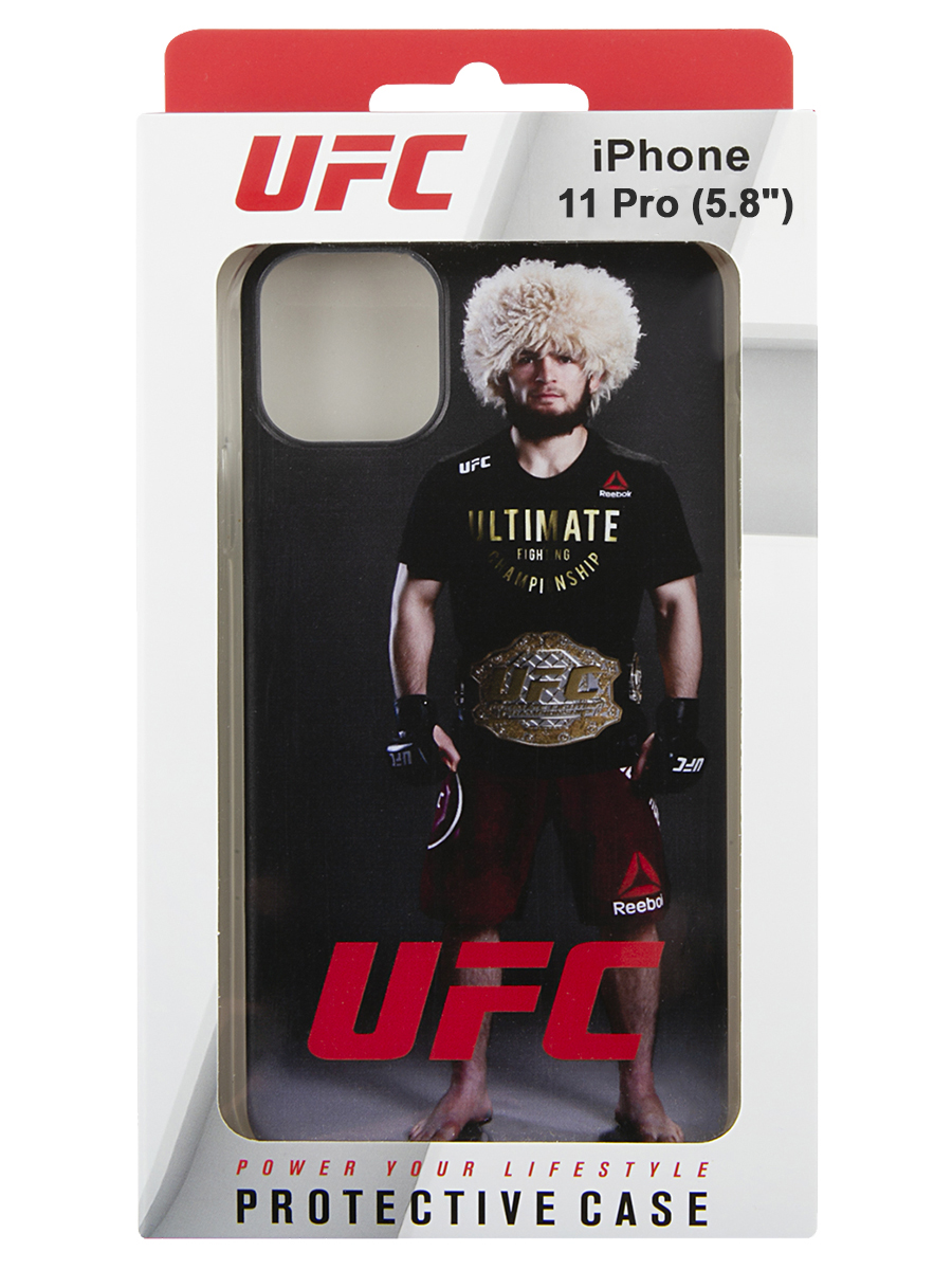 Накладка силикон UFC для iPhone 11 Pro Хабиб дизайн №5