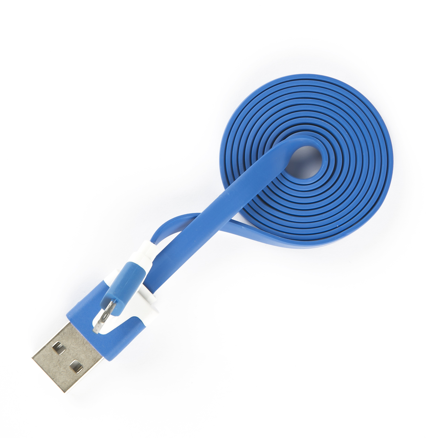 Дата-кабель ПЛОСКИЙ Red Line USB - 8 - pin для Apple